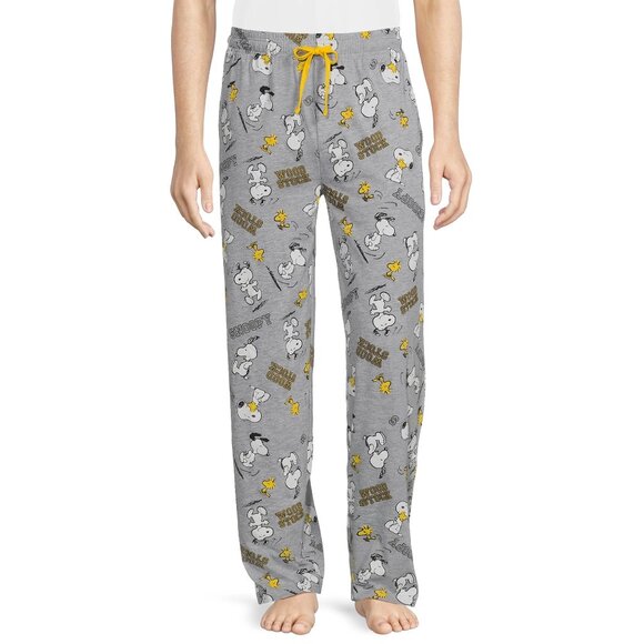 Peanuts Snoopy Pajama Pants Men's Size 2XL (44-46) PJ Bottoms Elasticized Waist - Picture 4 of 10